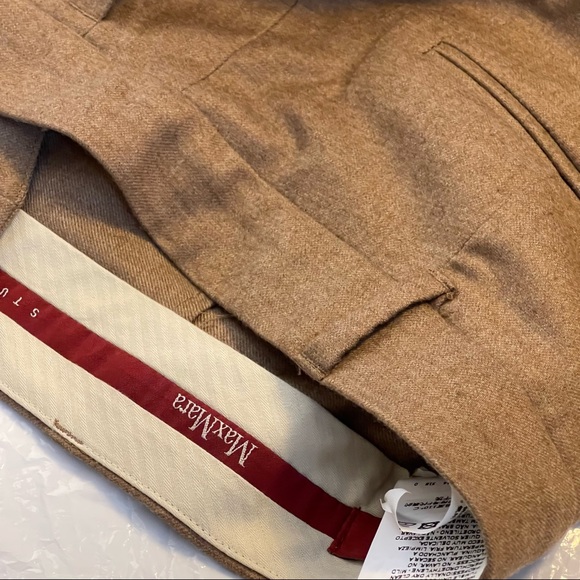 SOLD Max Mara Boris Long pants color Camel - Picture 7 of 8